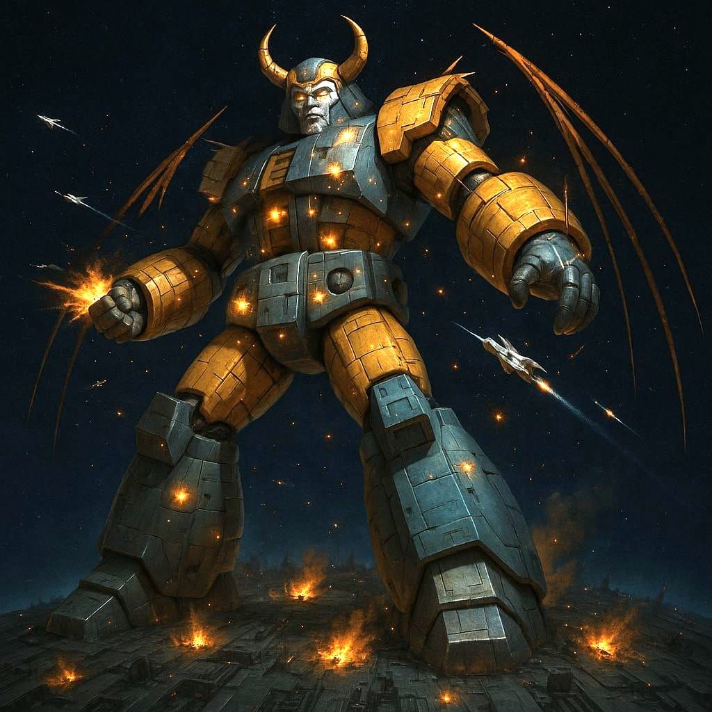 Unicron on Cybertron in Photorealistic Style