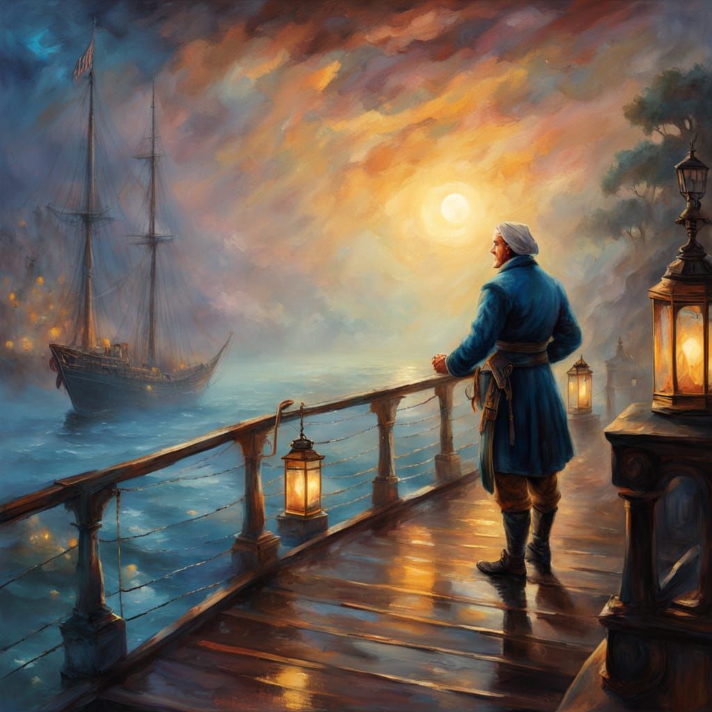 Captain James Cook in Ethereal Fantasy Aesthetic