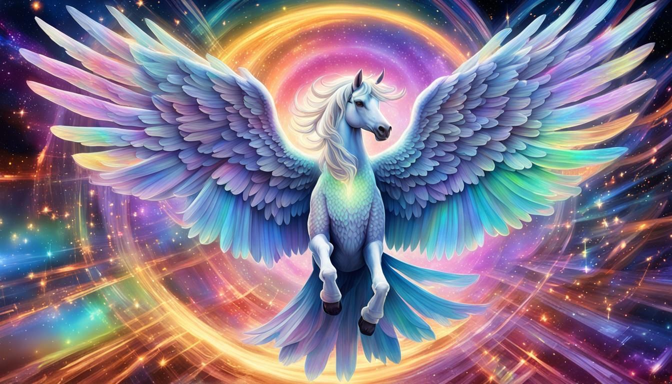 Holographic Pegasus Slices Through Quantum Realms