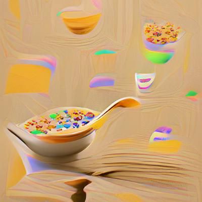 Bowl of Cereal Generated by AI