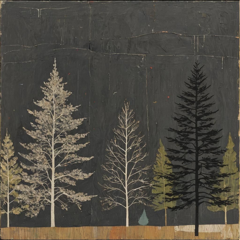 Mountains and Trees in Carnwath Style