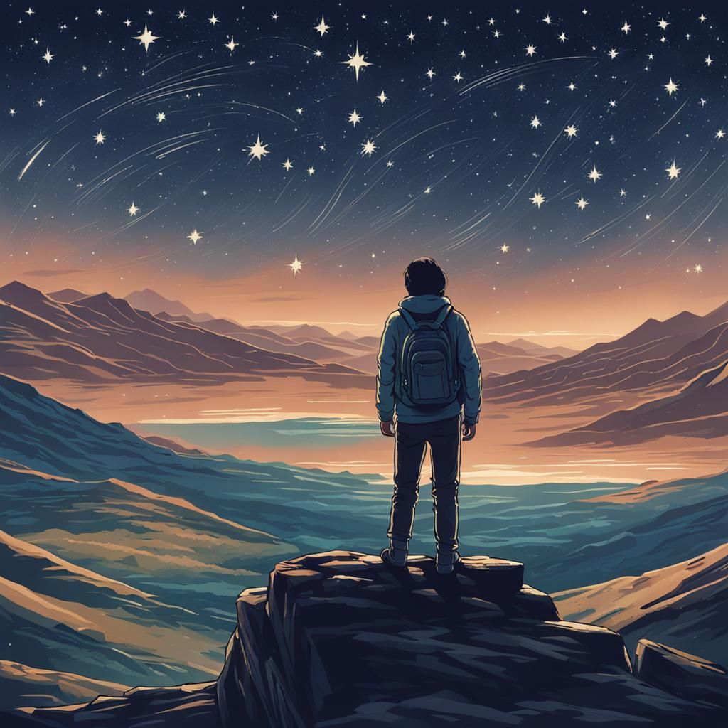 AI Stars: Wondering Under the Night Sky