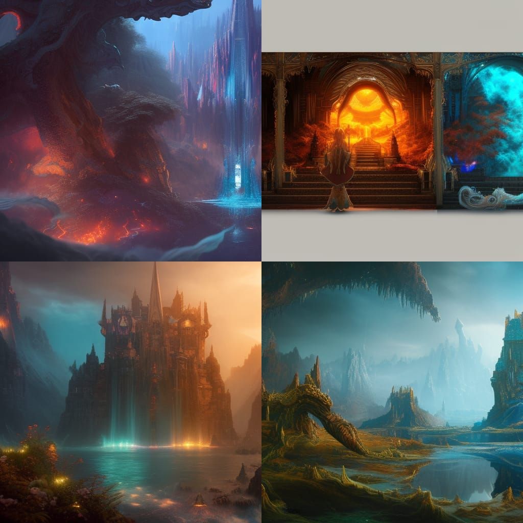 Elemental Rulers: Fire King, Water Queen, Air Prince