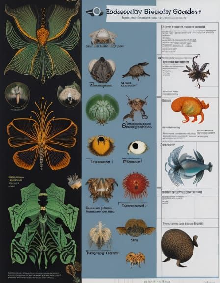 Galactic Biodiversity Field Guide: A Chart of Exotic Creatur...