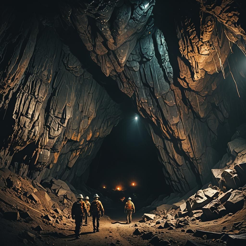 Ethereal Depths of a 35mm Mine