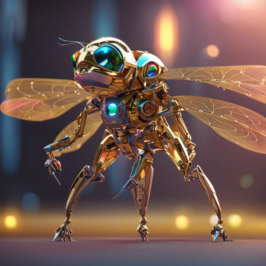 My cute Robot pet Dragonfly