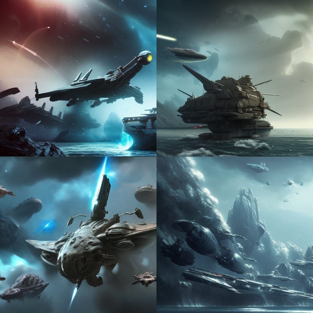 Epic Space Battle Between Marine and Predator