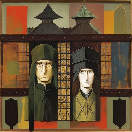 Abstract Portrait Inspired by Rothko and Messina