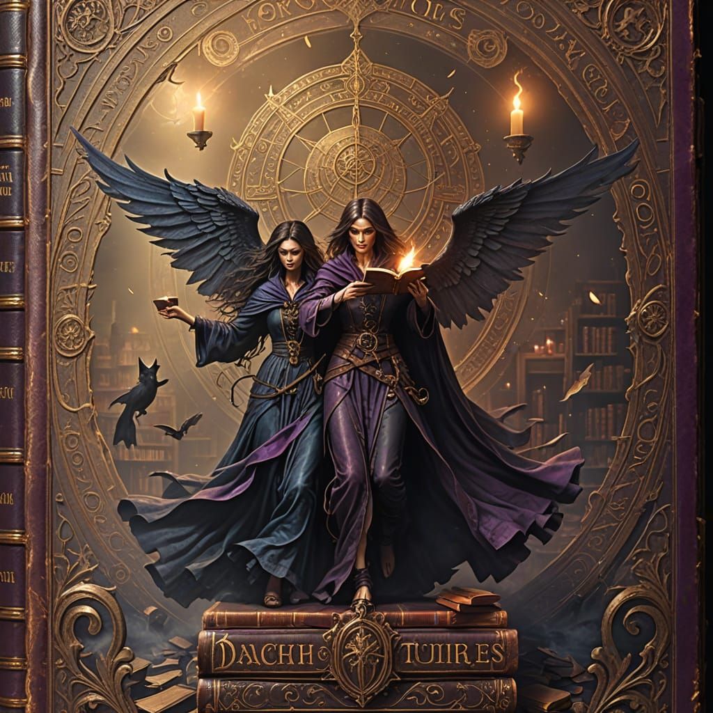 Dark Fantasy Book Cover Art in Ultra HD Realism