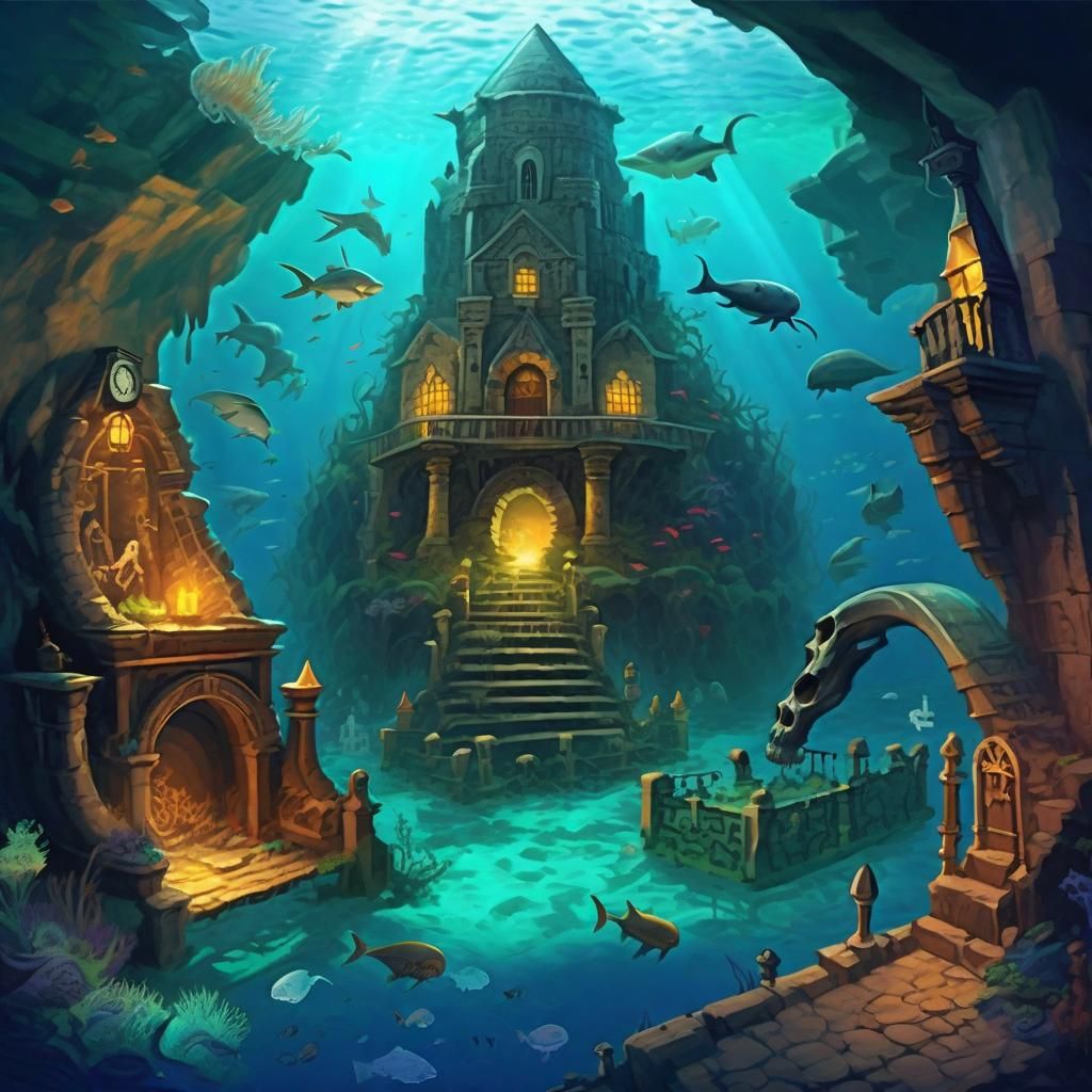 Vibrant Underwater RPG Overworld in Unreal Engine
