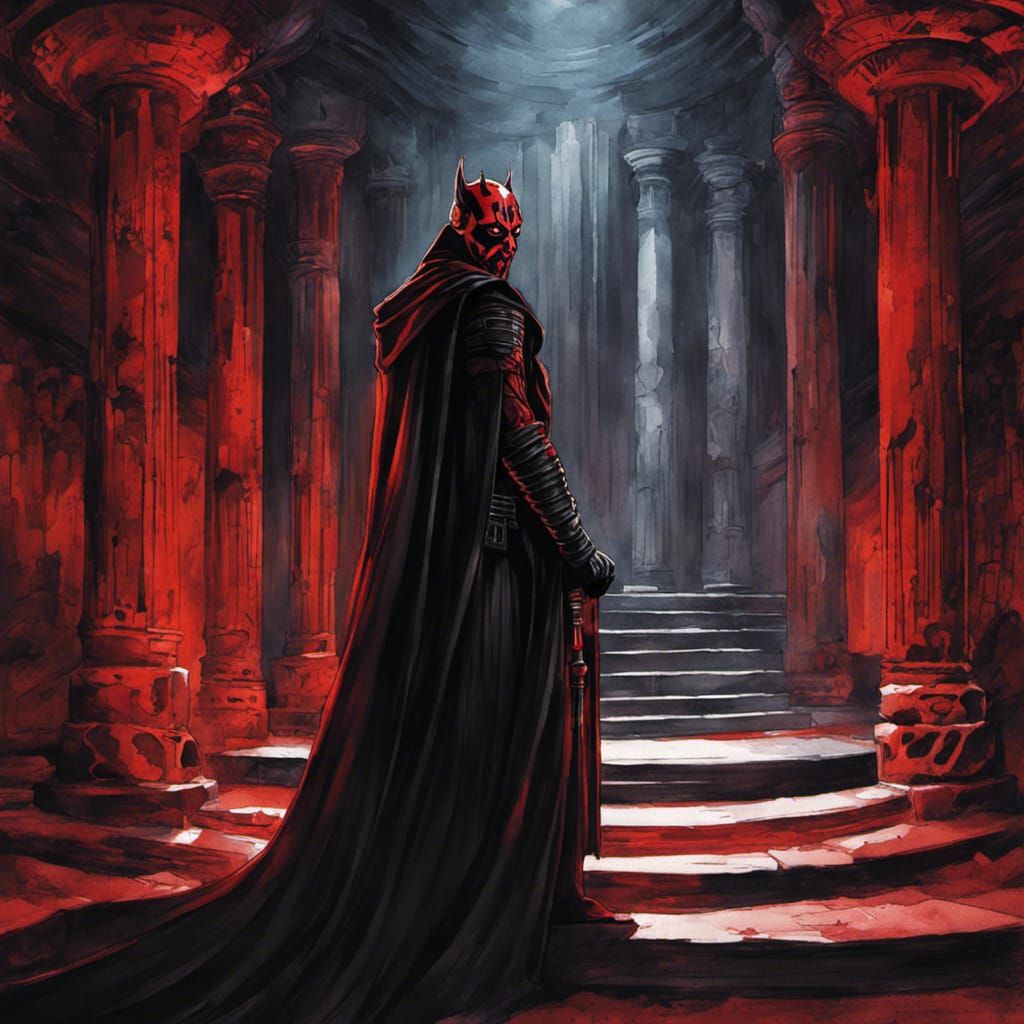 Darth Maul in Sith Temple