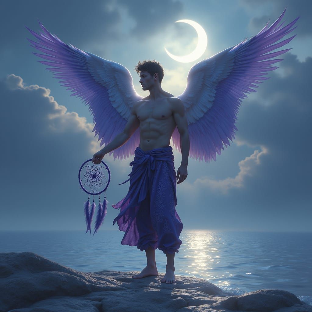 Majestic Archangel in Ethereal Reverie