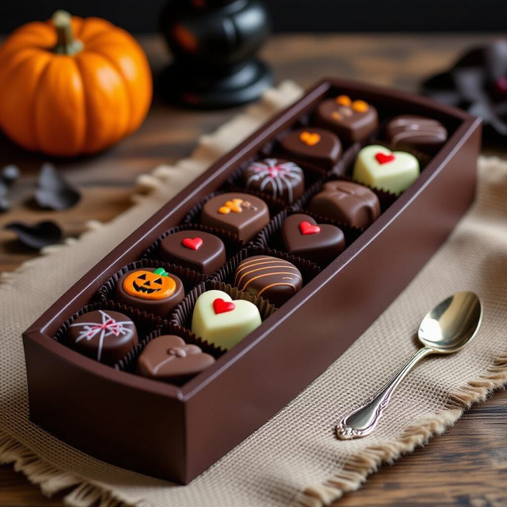 Coffin Box of Chocolates: Halloween Valentine Hybrid