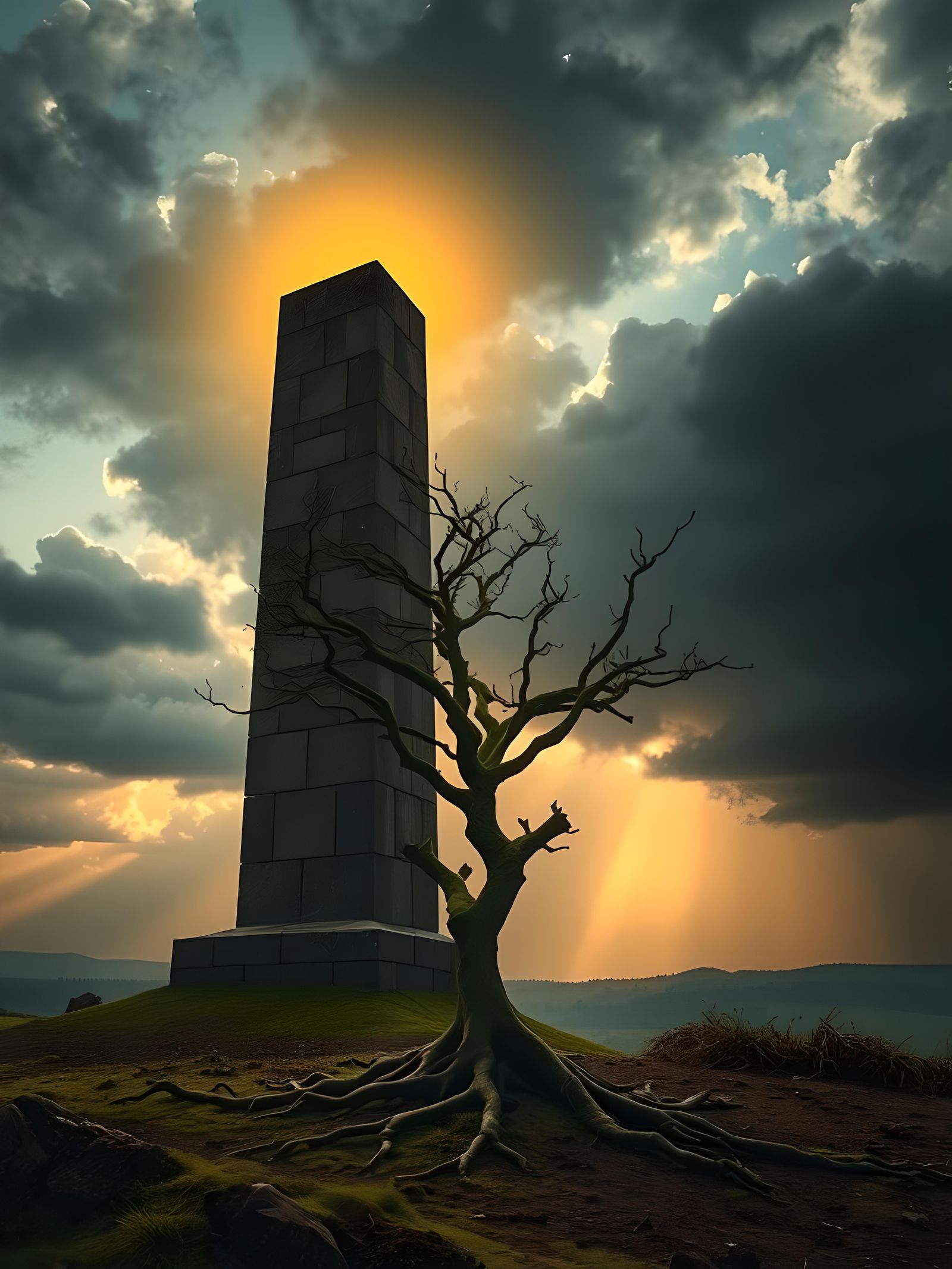 Symbolic Scene of Defiance