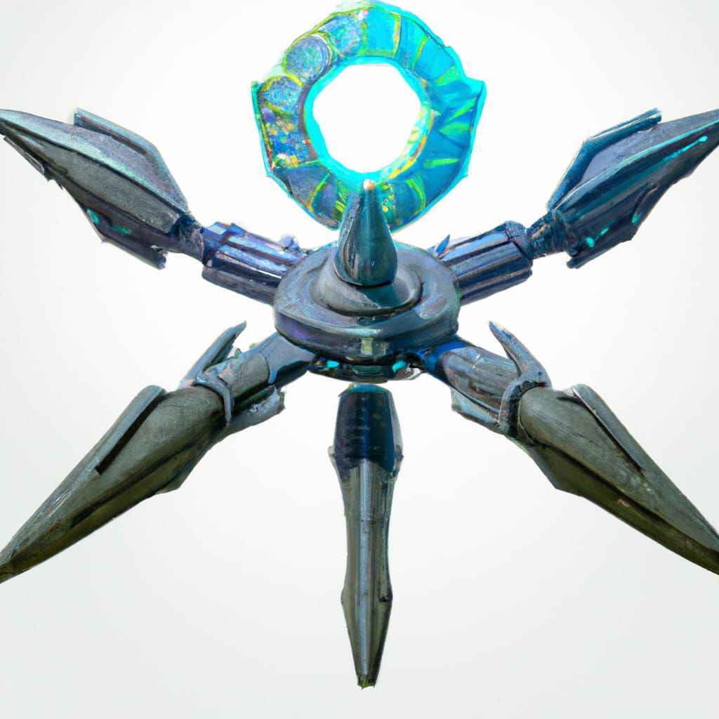 Futuristic Holy Weapon Concept Art