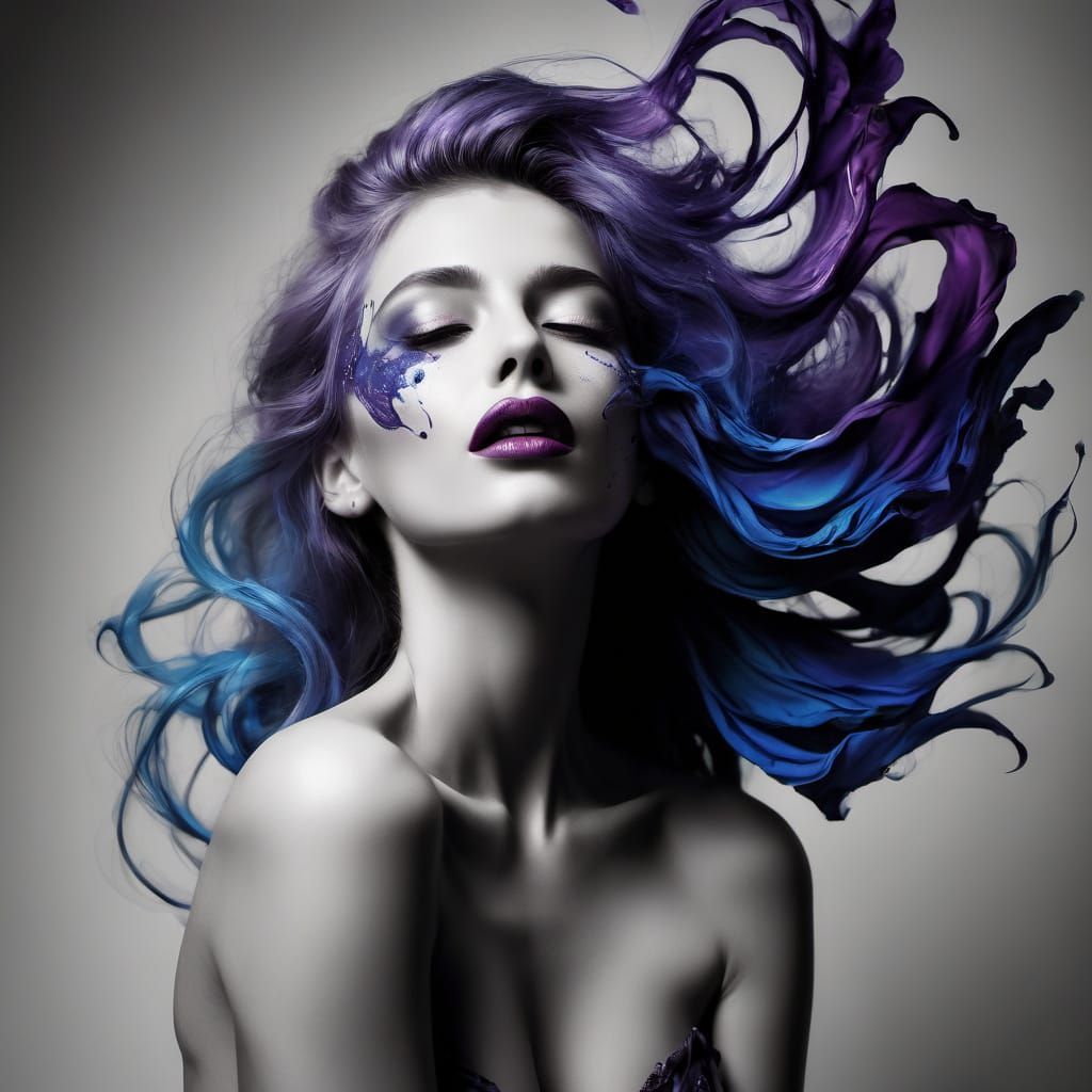 Surreal Warrior Aura in Jewel Tones