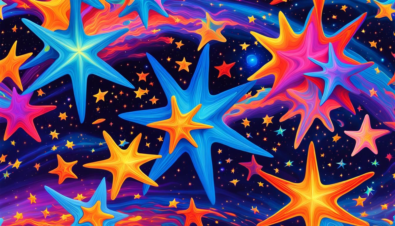 Psychedelic Astro Art: Star Cluster Formation
