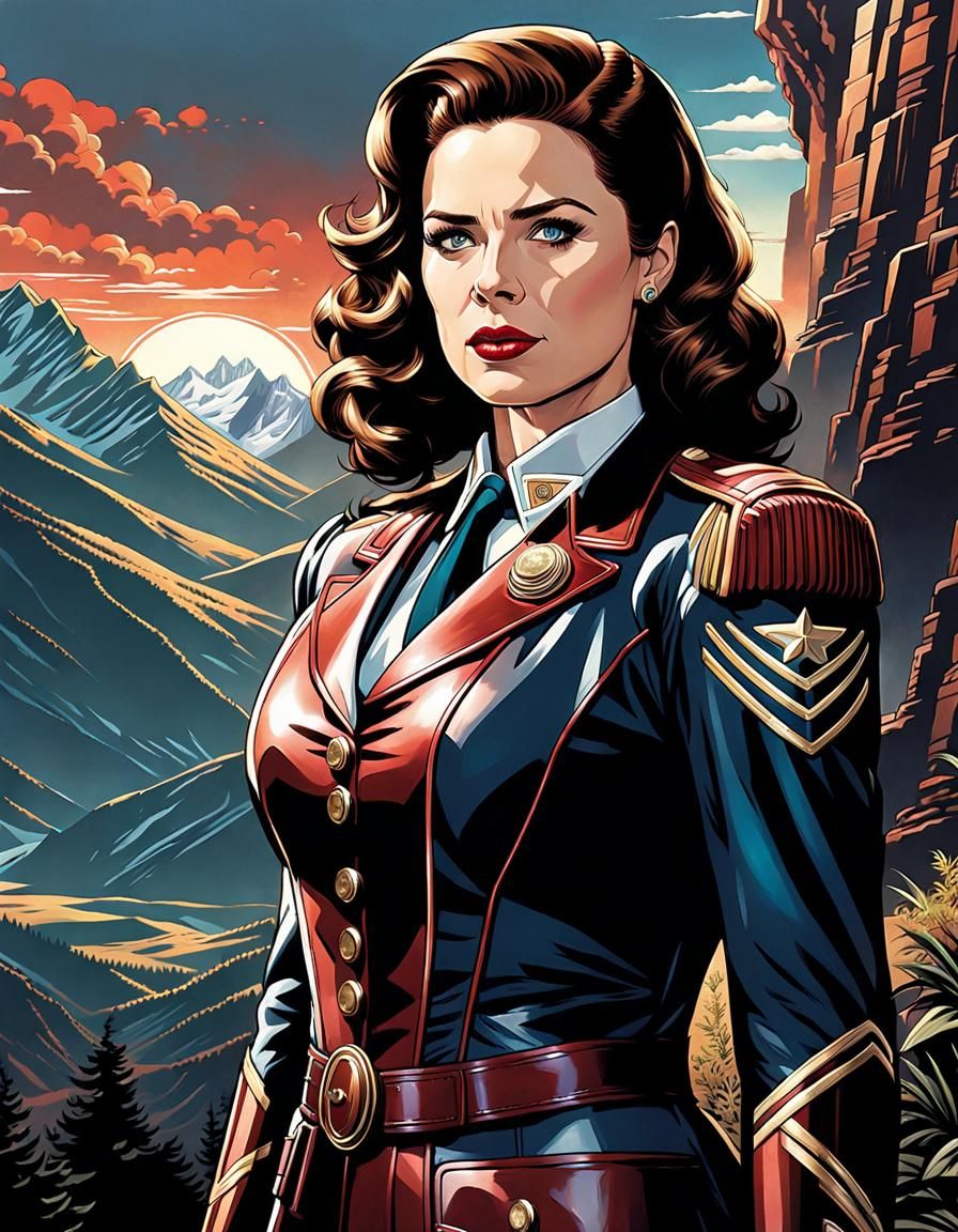 Anime Agent Carter Portrait