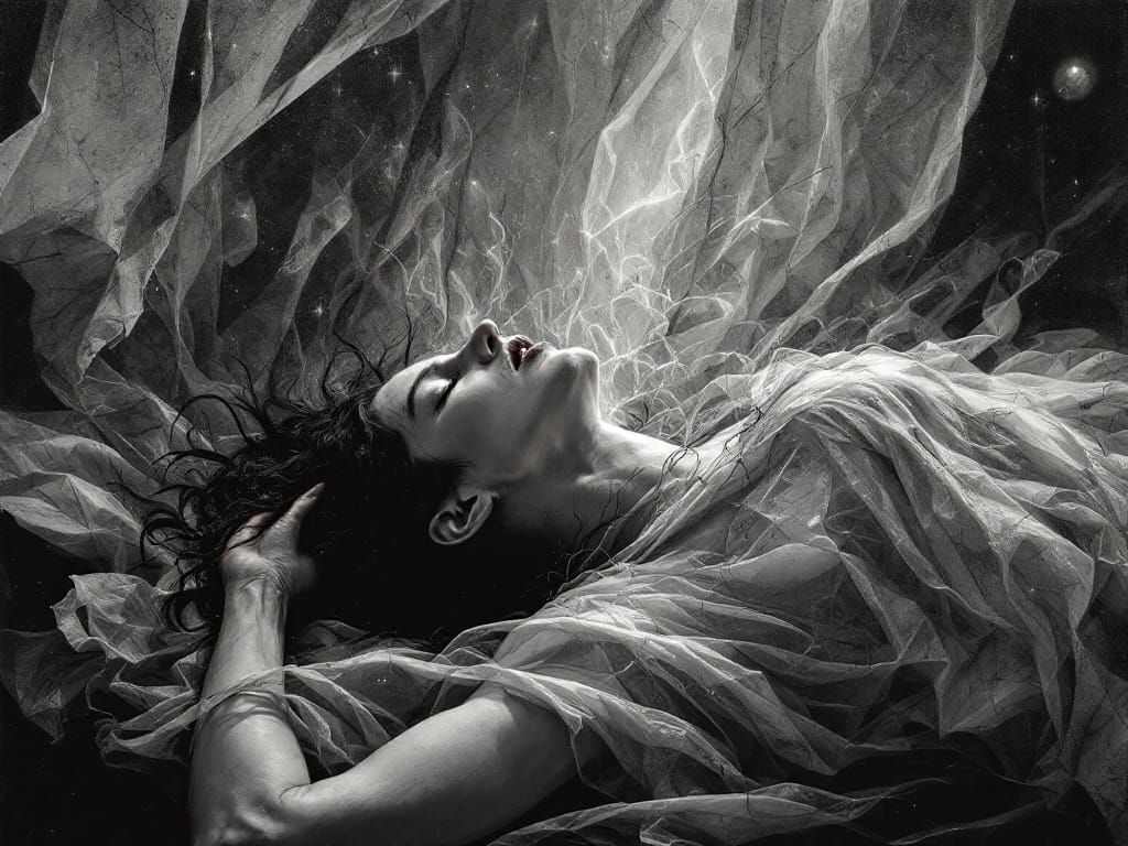 A Dreamlike Scene of Freedom in Vibrant Oil on Canvas