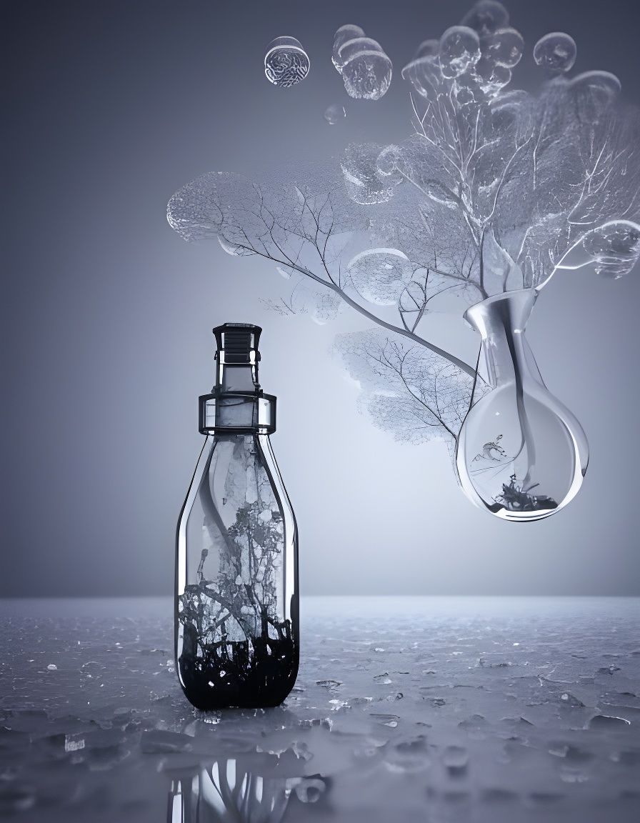 Enchanted Forest in a Bottle: Octane Render