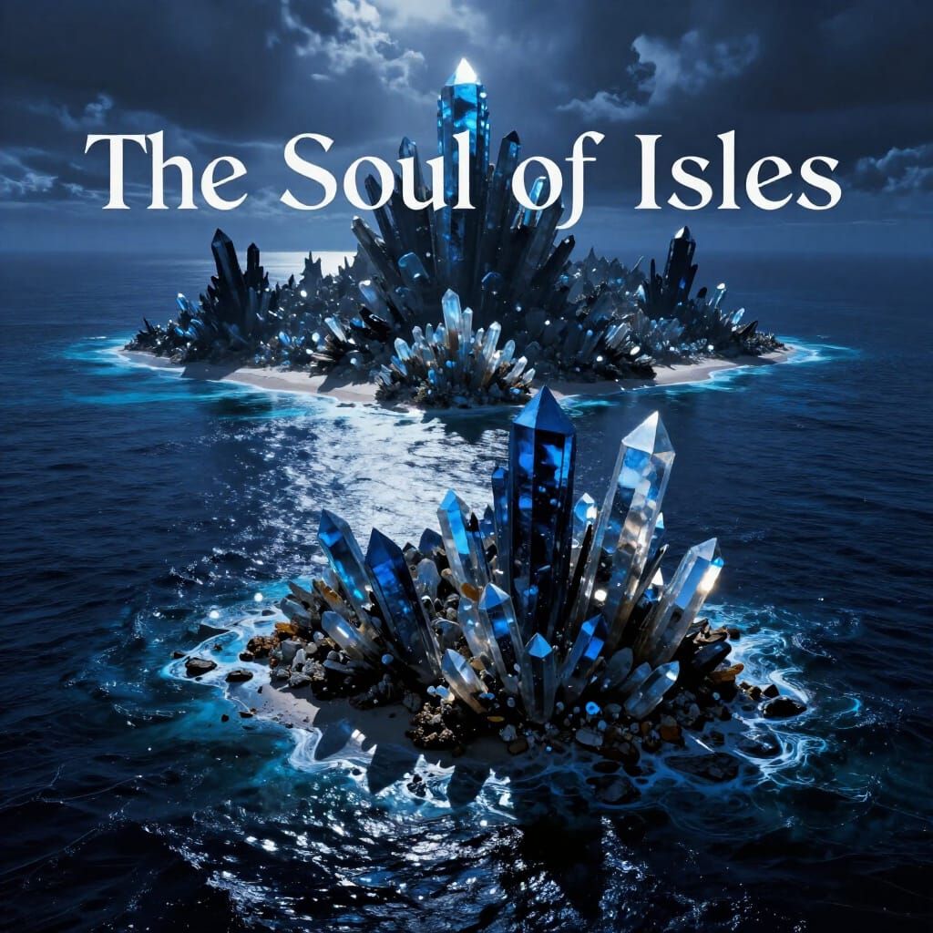 Crystal Islands: Blue and Black Beaches in Epic Digital Matt...
