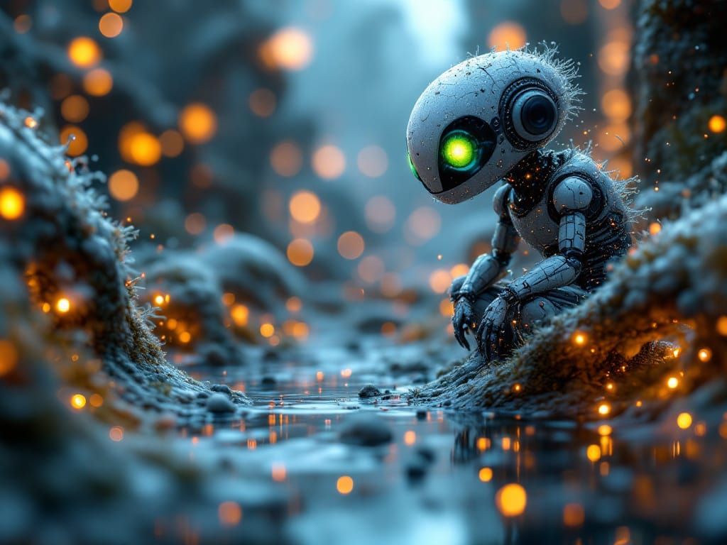 Artitechtural Negativespace Luminodoodleblend Structures wit...