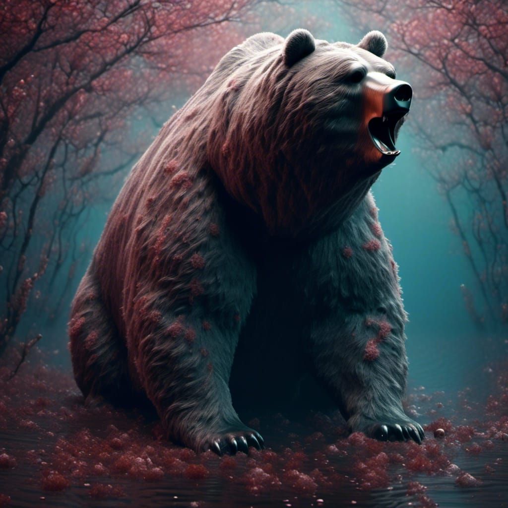 Obese Bear's Tears: A Study in Solitude