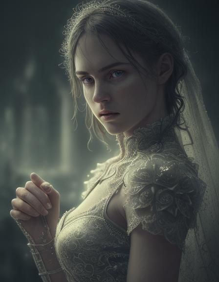 Hyperrealistic Sprite in Atmospheric Lighting