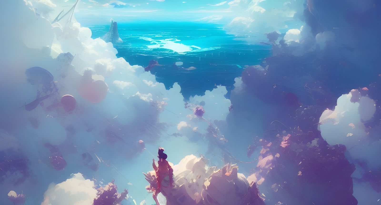 Ocean of Clouds Inspired by Kandinsky