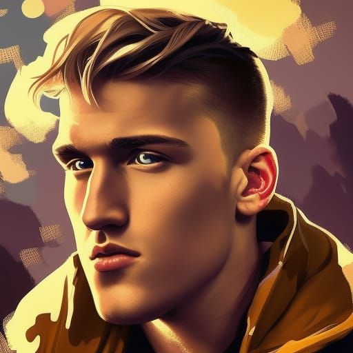 Hyperdetailed Portrait of Jake Paul Without Eyes