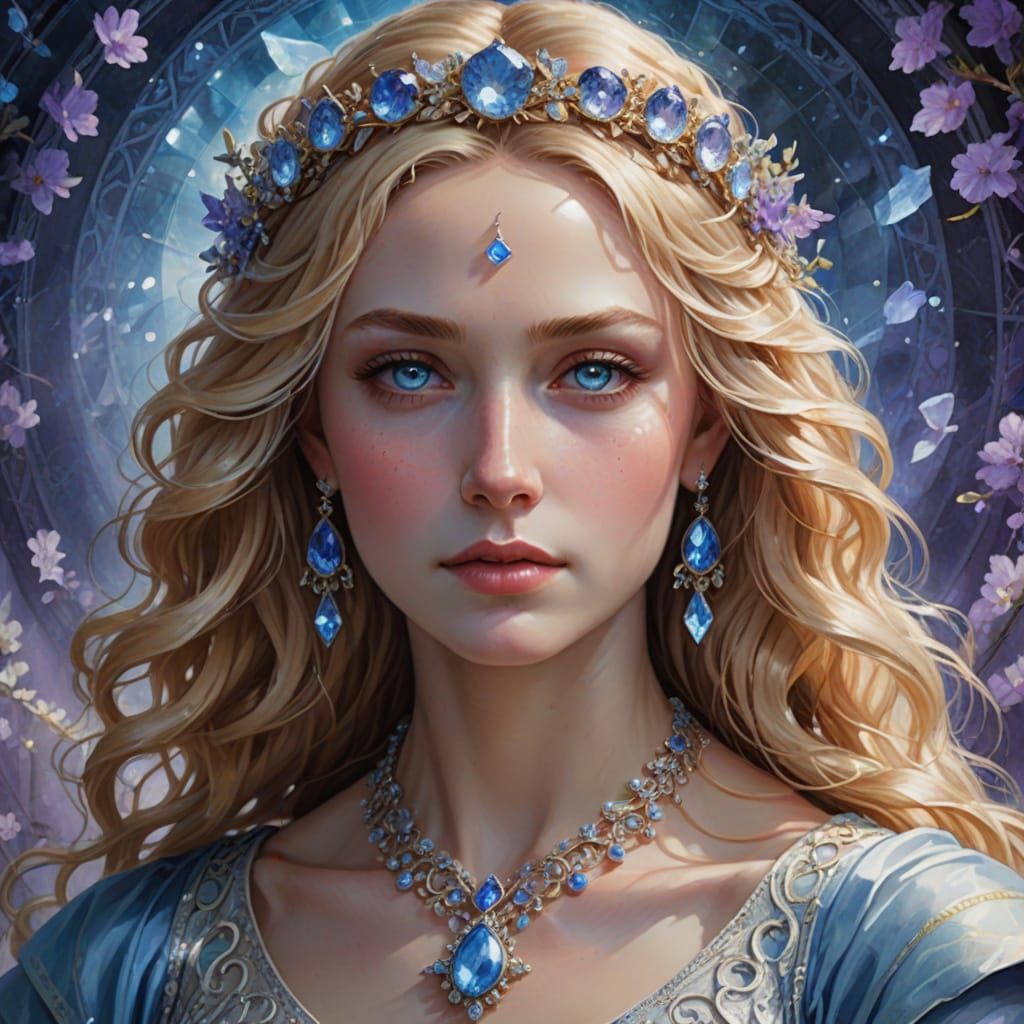 Epione, Goddess of Soothing Pain: Close Portrait