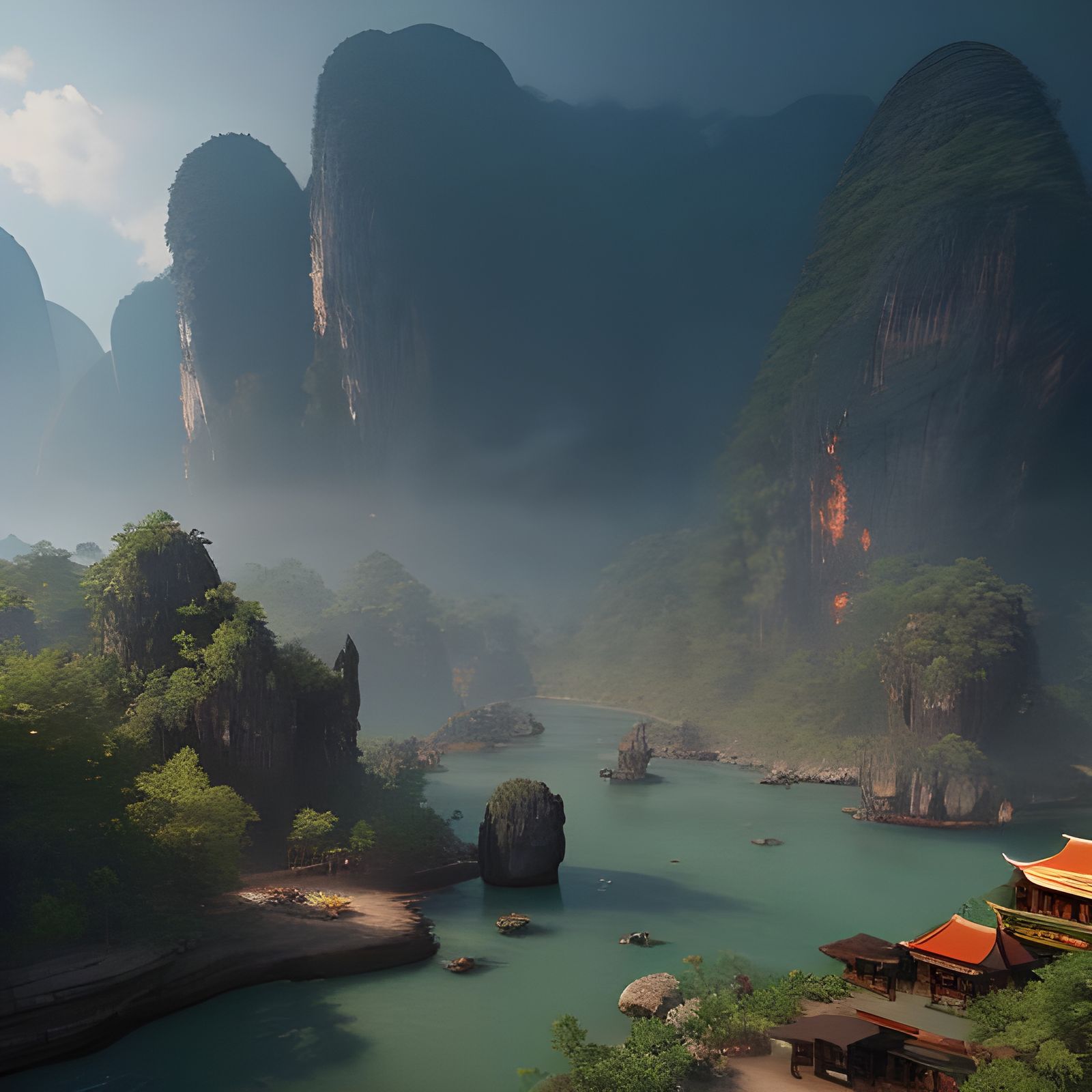 Thailand: 3D Game Cinematic Graphics in 8K