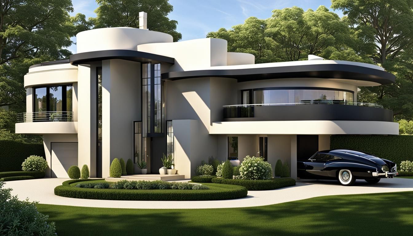 Ultramodern Art Deco Small House Design
