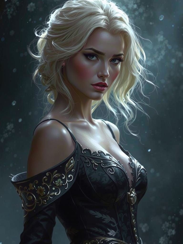 Ethereal Salix Tree in Dawn's Soft Mist