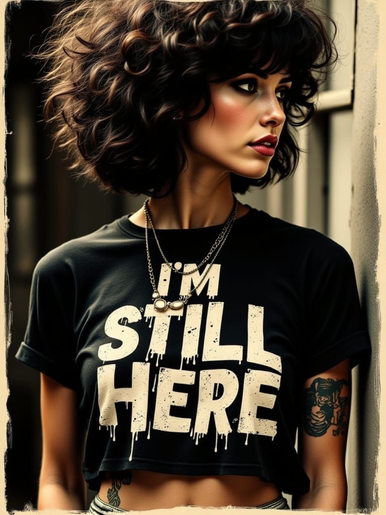 Punk Woman in Boston Alley: Shepard Fairey & Aaron Horkey St...