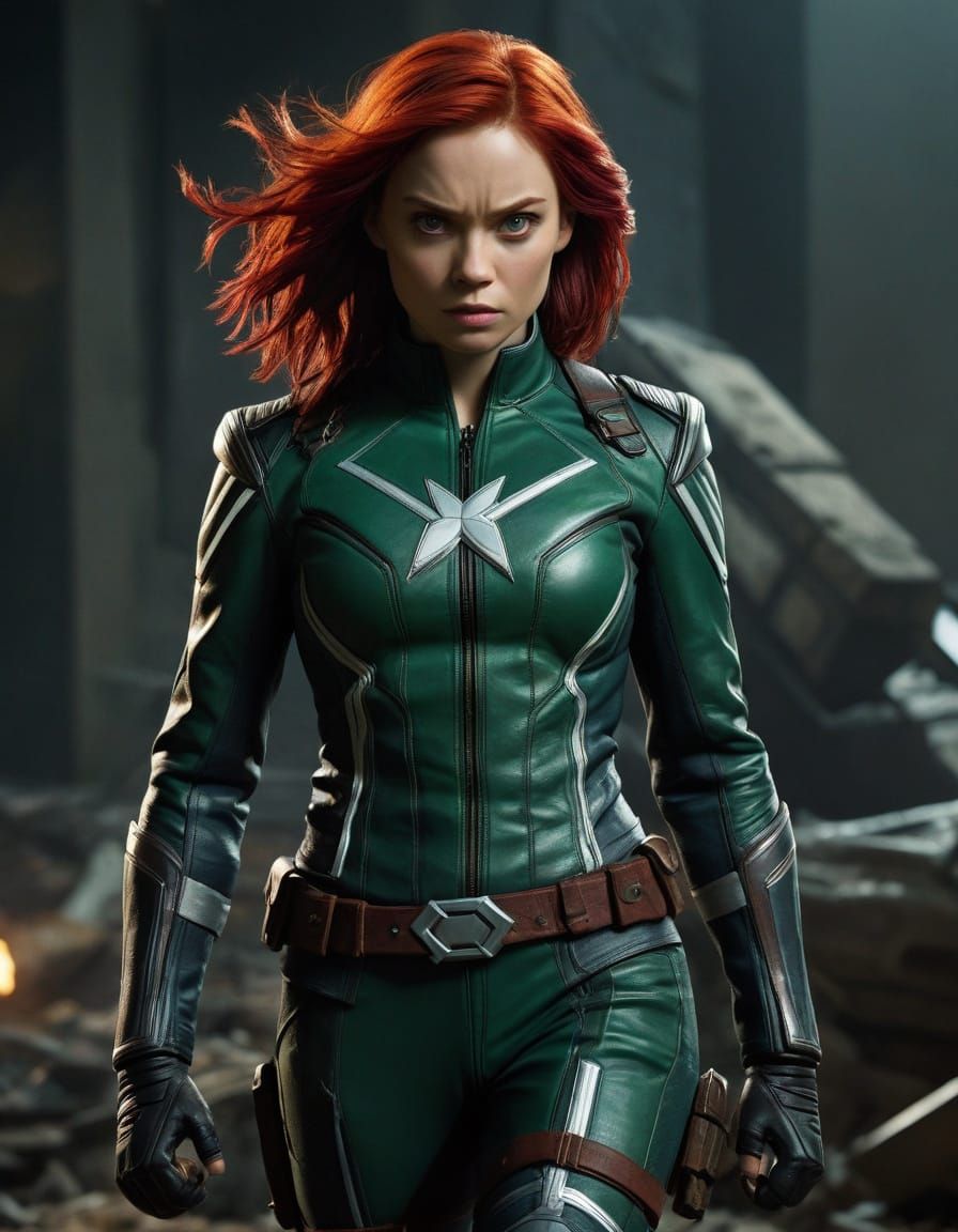 Sophia Lillis as Rogue from Marvel's X-Men in Cinematic Film...