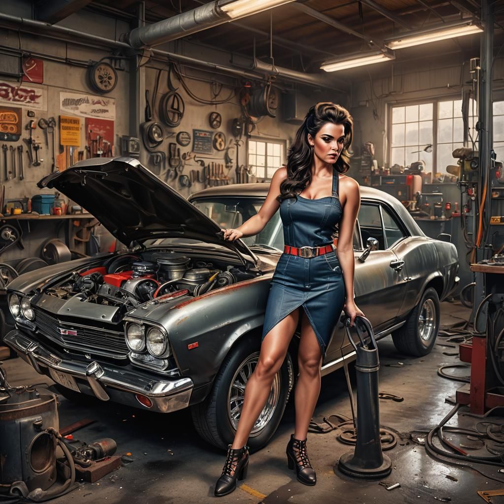 A pin-up mechanic