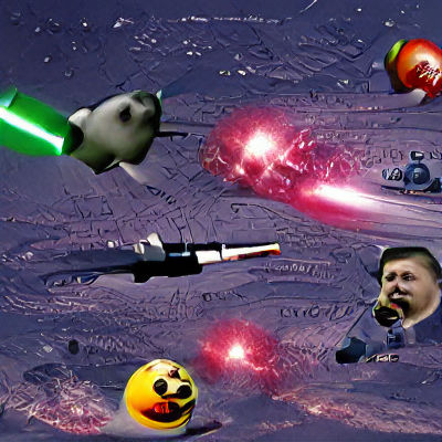 Colorful Nebulas and Distant Galaxies in Space