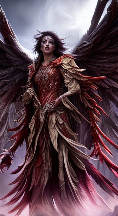 Death Angel in Dark Fantasy Style