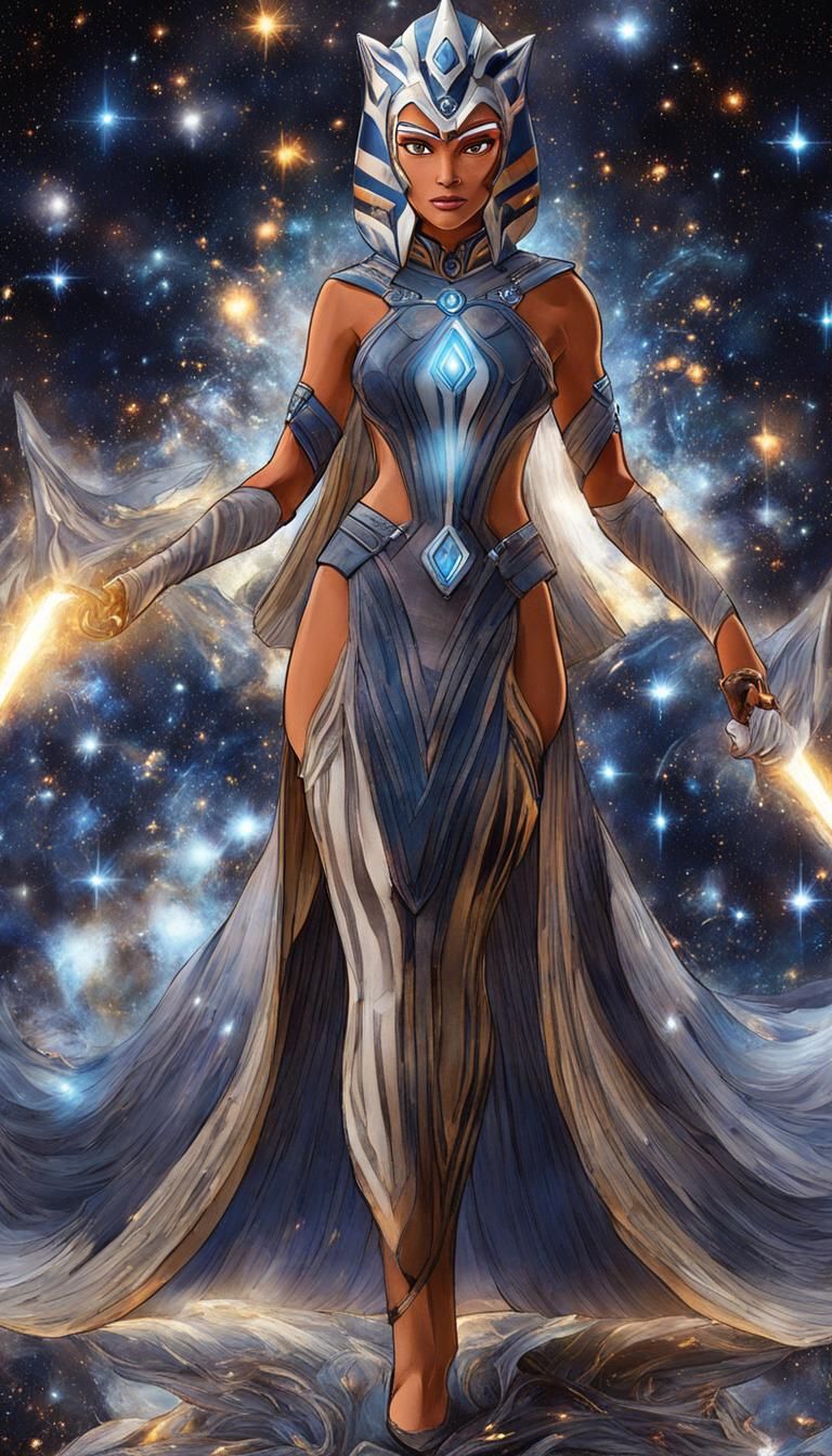 Ahsoka Tano as Astral Cosmic Goddess