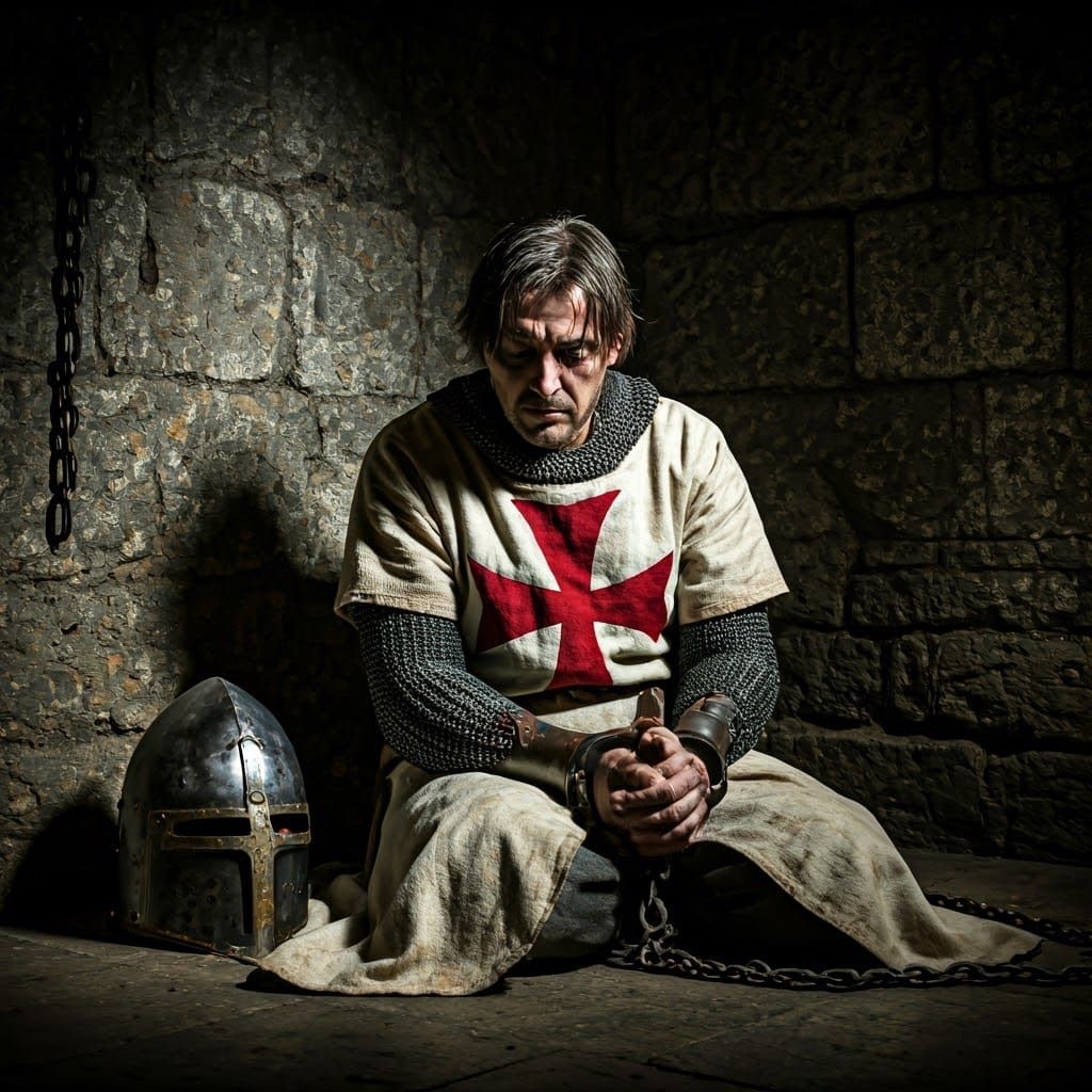 A Weary Knight Templar in Contemplation