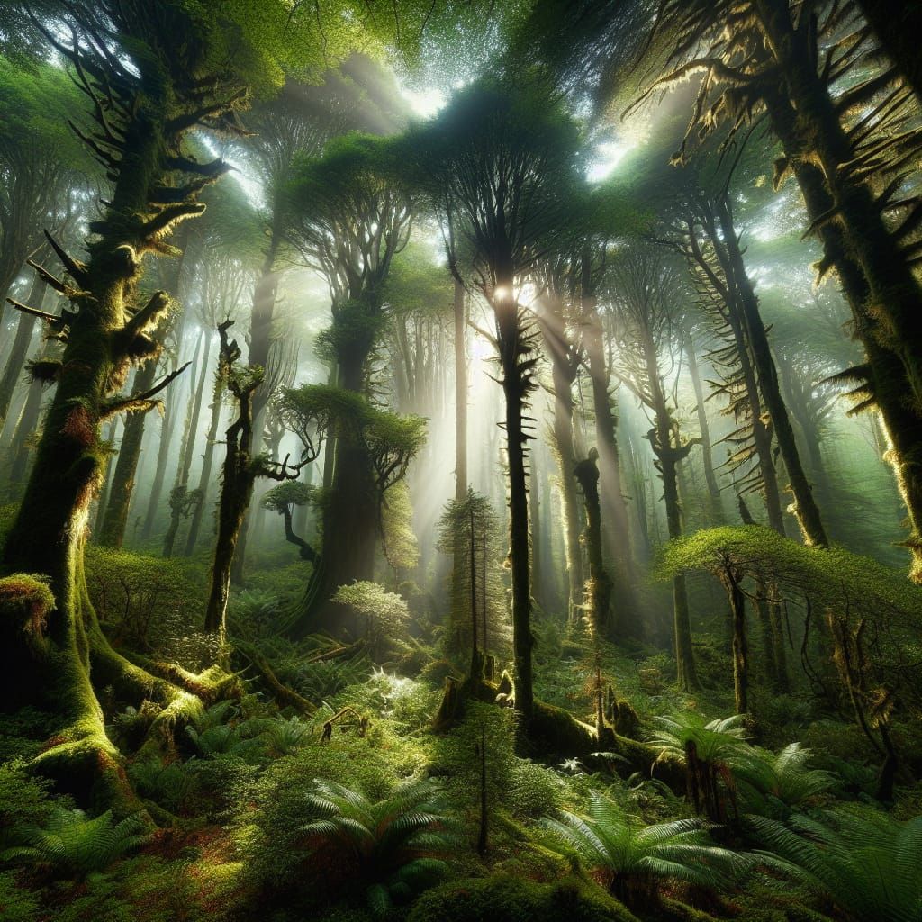 Lush Forest Ecosystem: A Thriving Wilderness