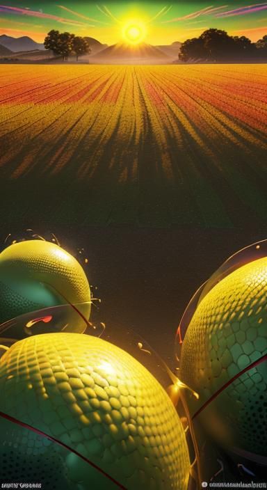 Fiery Nude in Splash Art Style