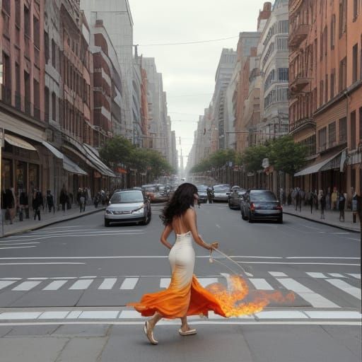 I run a comb through my hair And step out in the street And ...