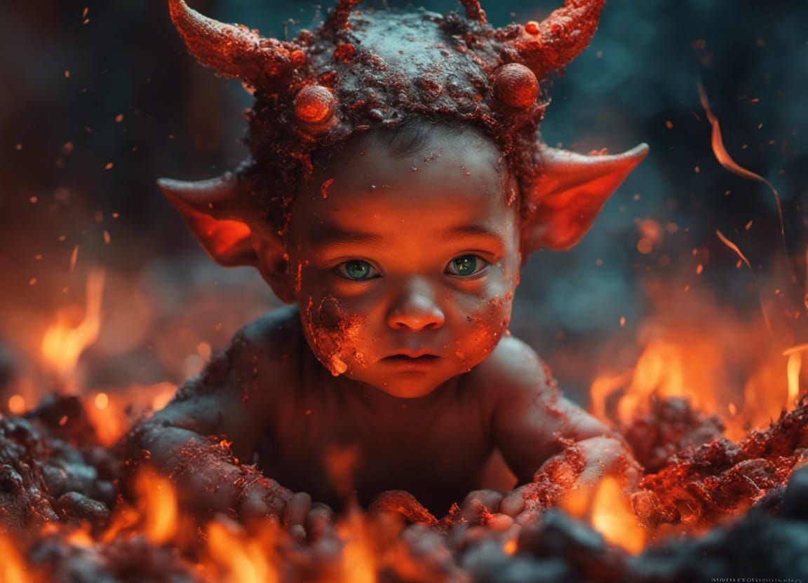 Baby Demon Playing: A Hypermaximalist Digital Masterpiece