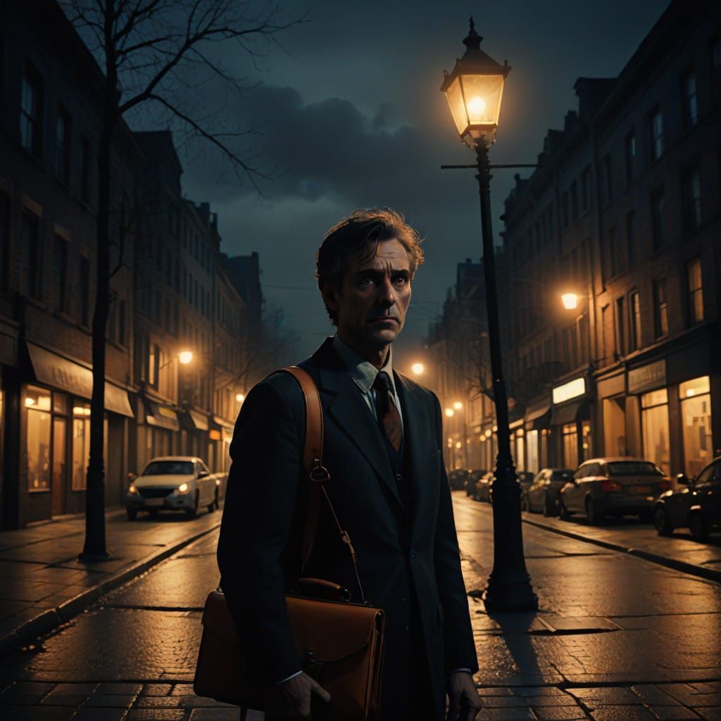 Gothic Whimsy Employee at Dusk