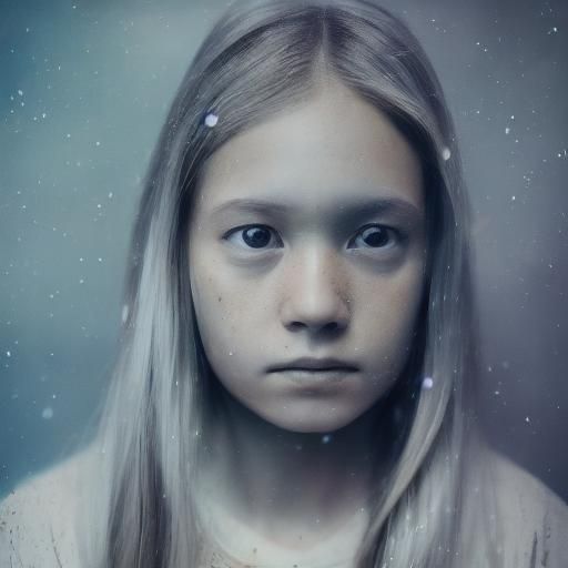 Dreamlike Portrait of a Girl in Surreal Style