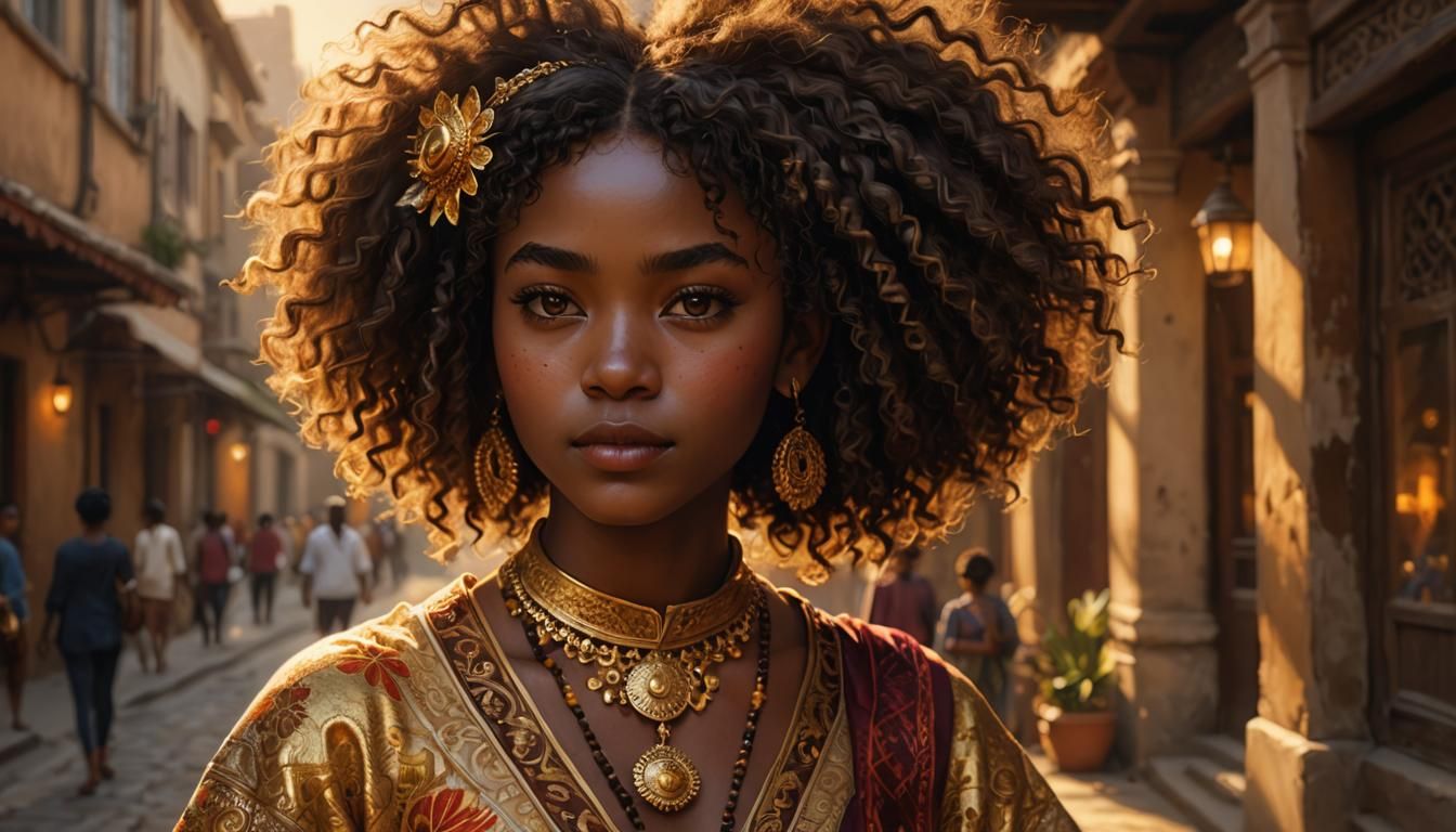 Multi-Ethnic Beauty in Digital Art