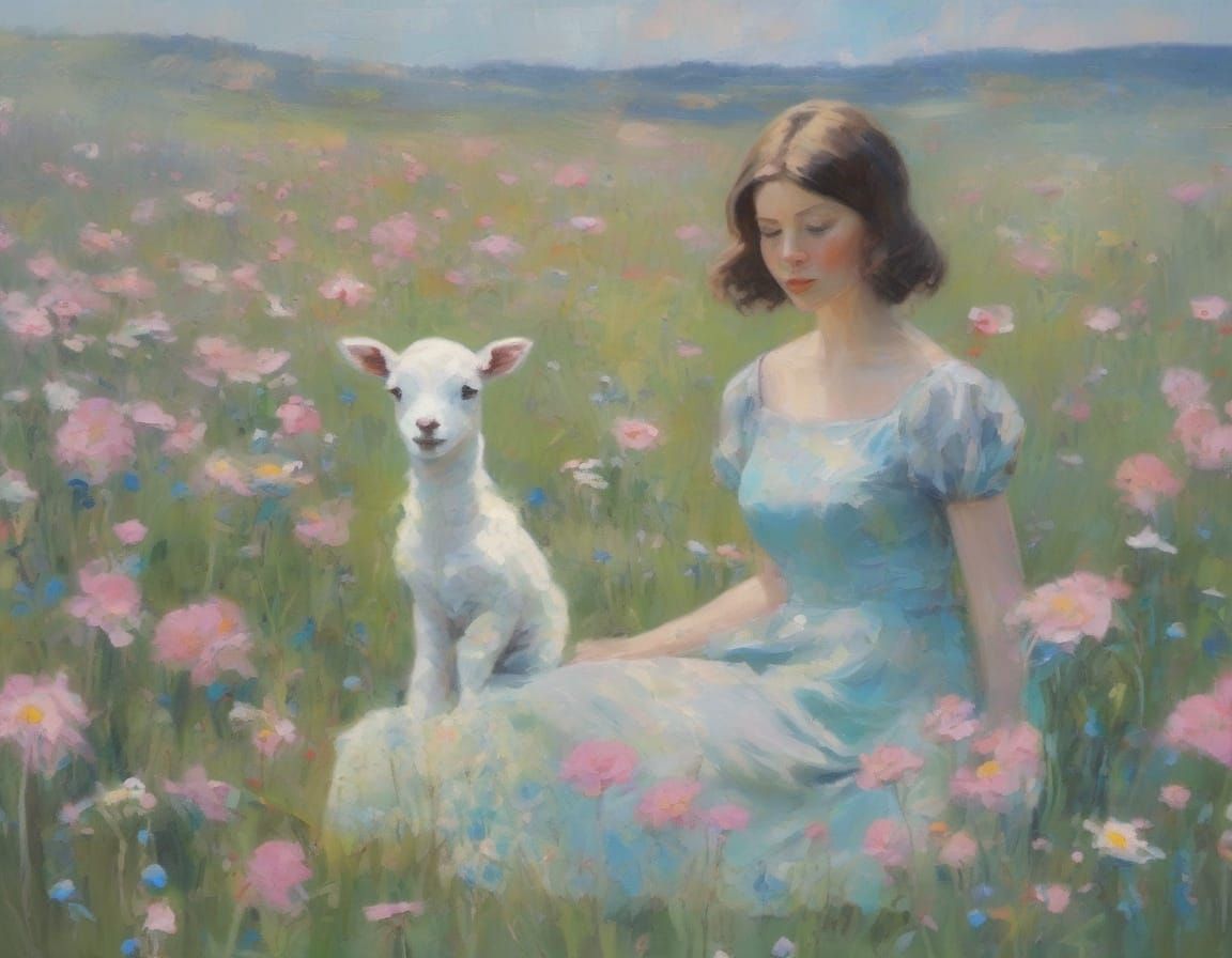 Mary had a little lamb.