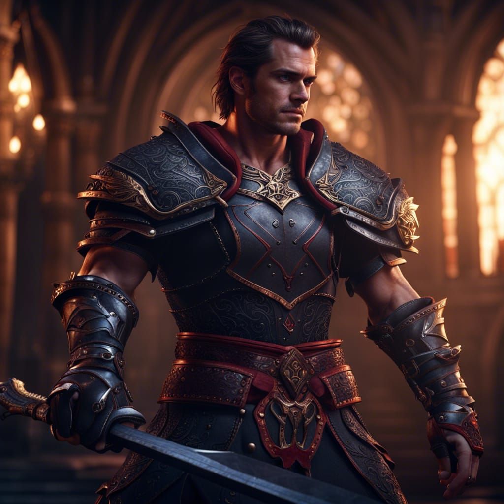 Kingdom Hearts Warrior Kingblade in Detailed Matte Painting